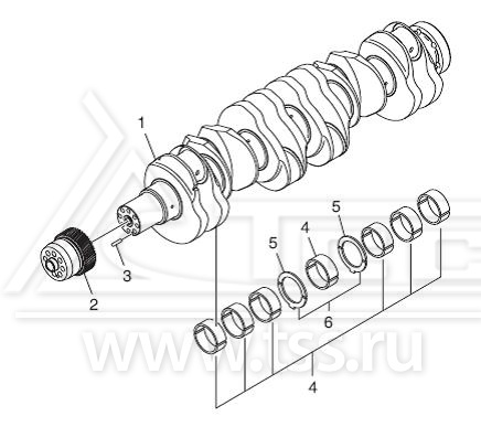 Коленчатый вал P086TI
