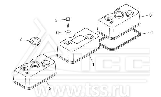 Крышки головок цилиндров